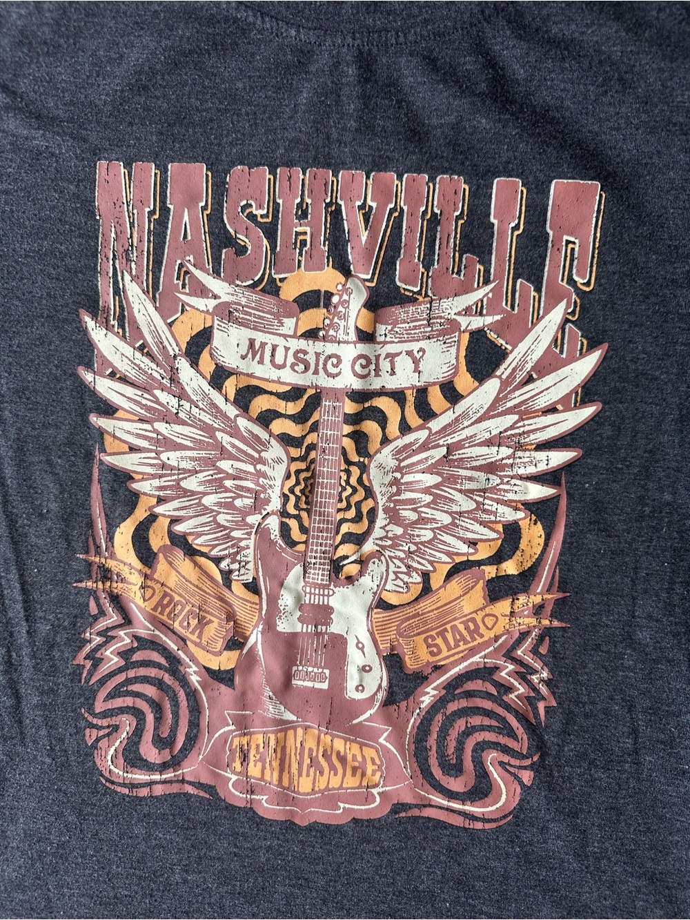 Nashville Music City Graphic Tee - Black - Picture 2 of 2
